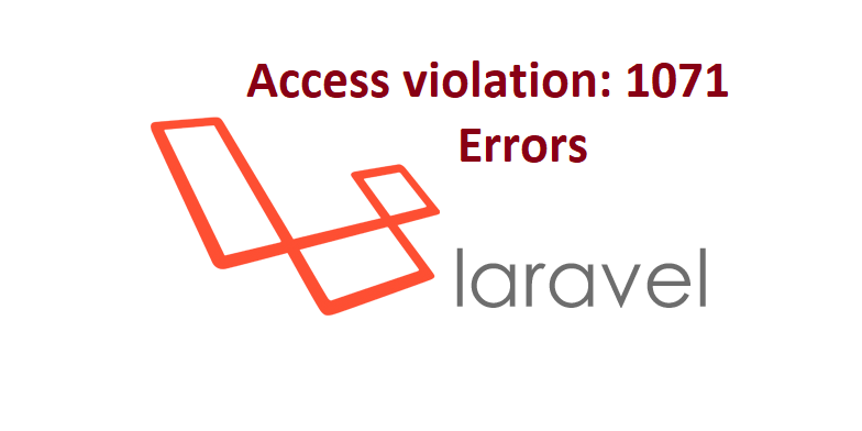 Syntax error or access violation: 1071 Specified key was too long-Laravel Migration Error